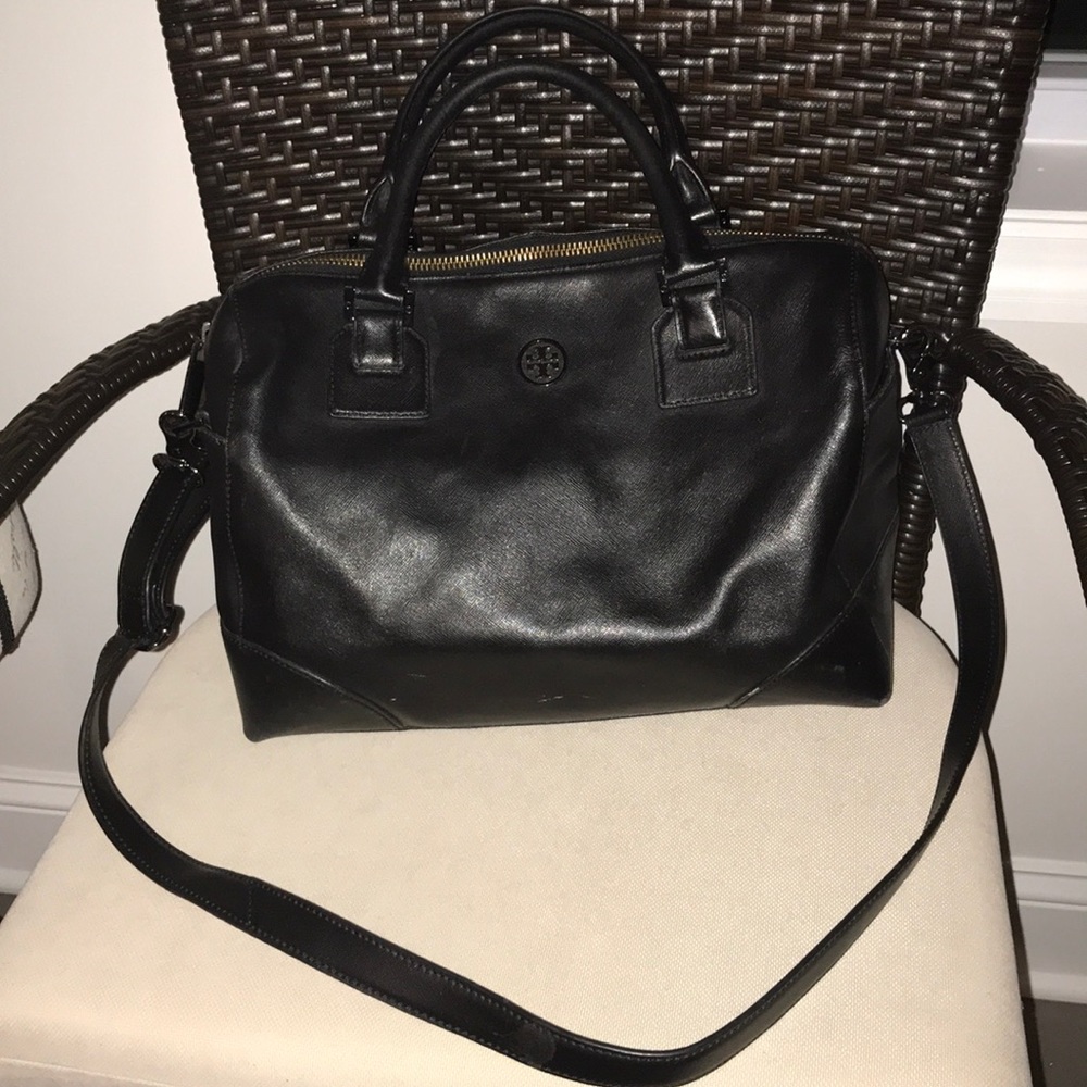 Tory Burch top handle with long cross body strap